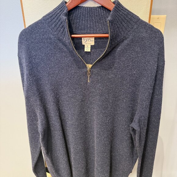 NWT Men's J Crew Merino Wool Blend Sweater Size L - Picture 1 of 6